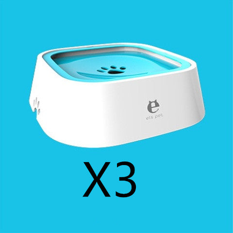 1.5L Dog Water Floating Bowl, Anti-Overflow, Slow Water Feeder