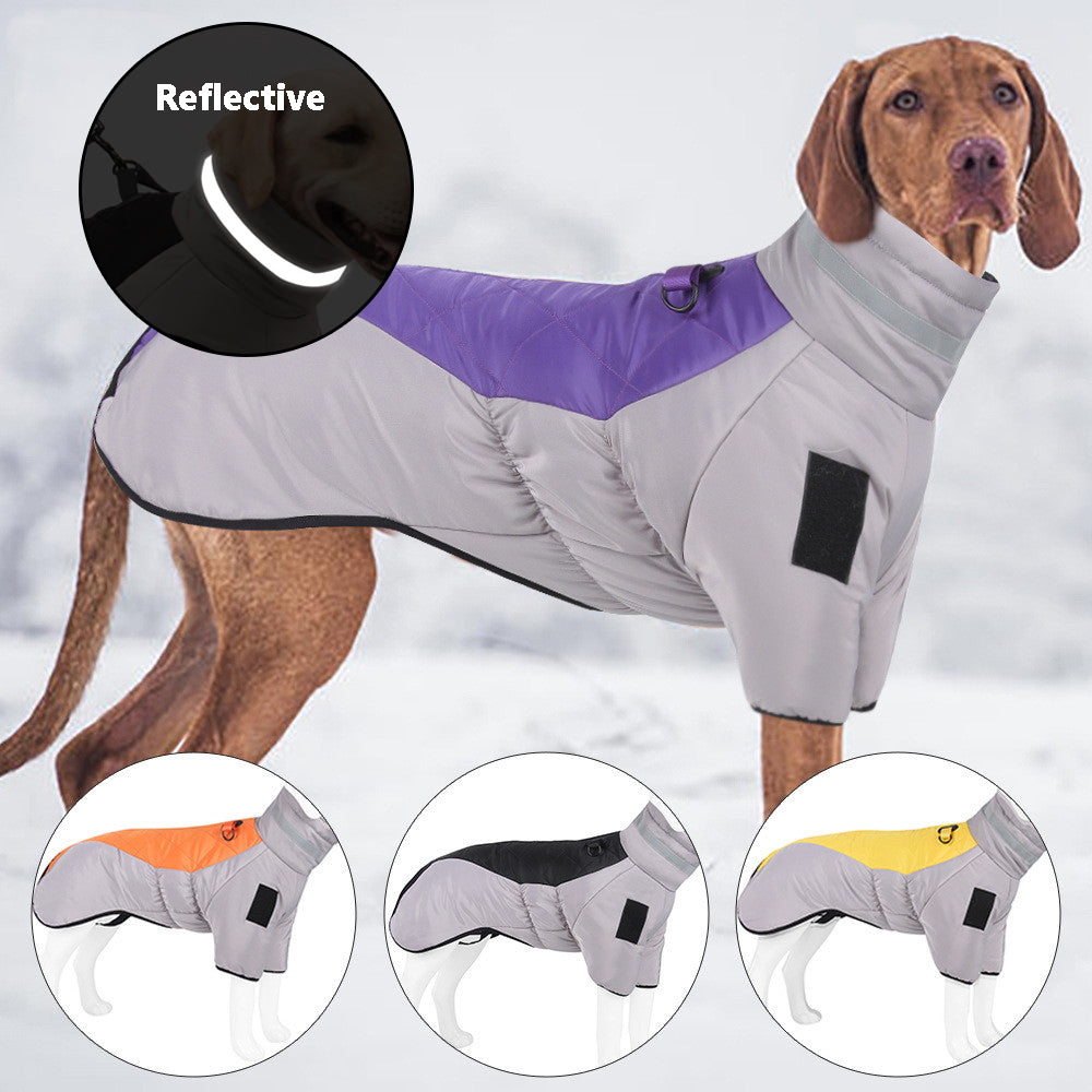 Dog Coat With Reflective Strip