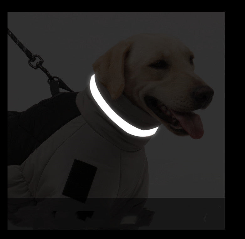 Dog Coat With Reflective Strip
