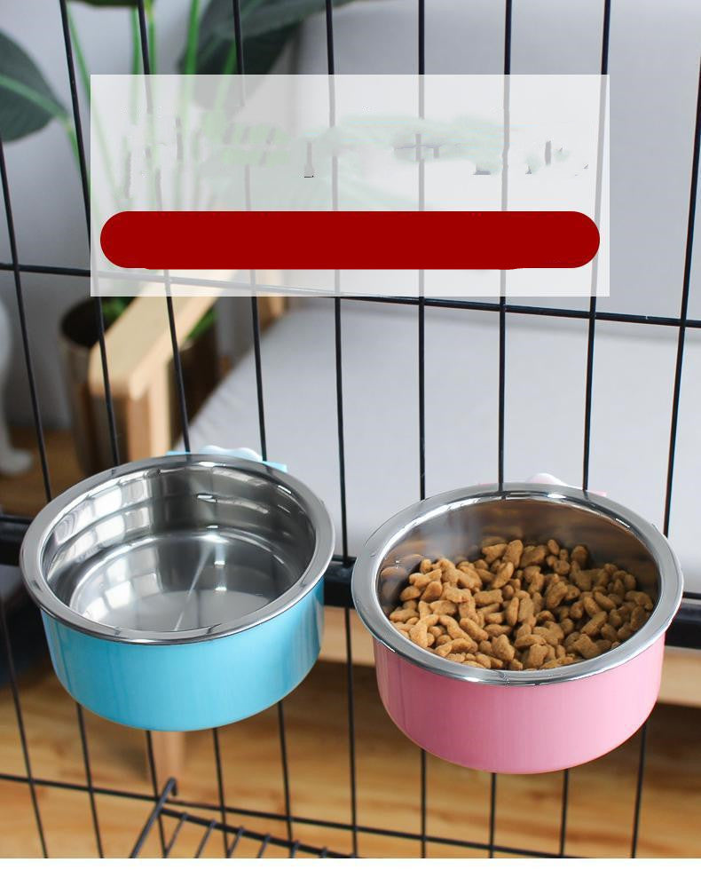 Stainless Steel Fixed Bowl For Dog Crate