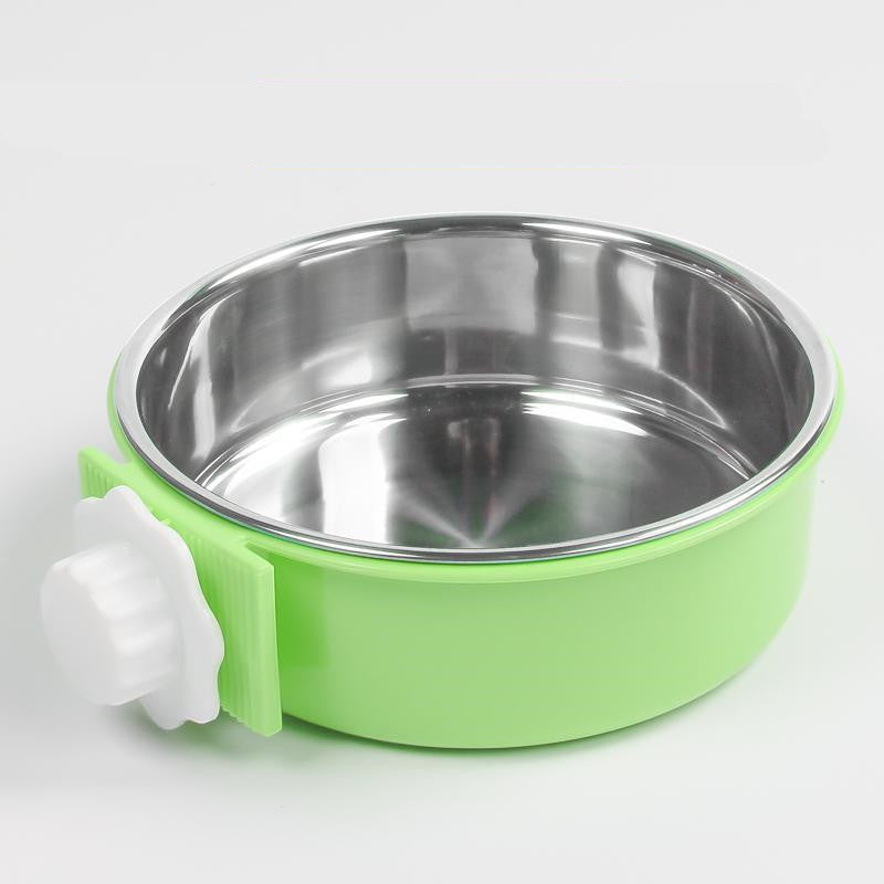 Stainless Steel Fixed Bowl For Dog Crate