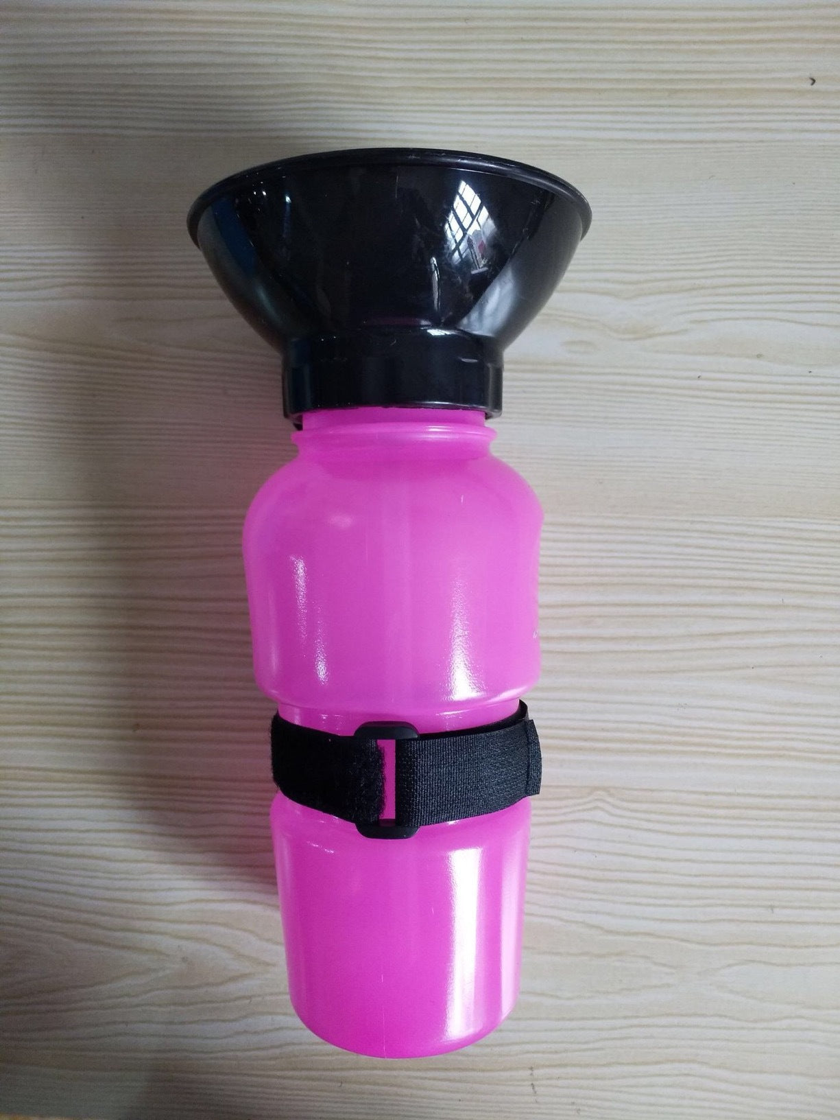 Dog Squeezy Water Bottle With Built In Cup