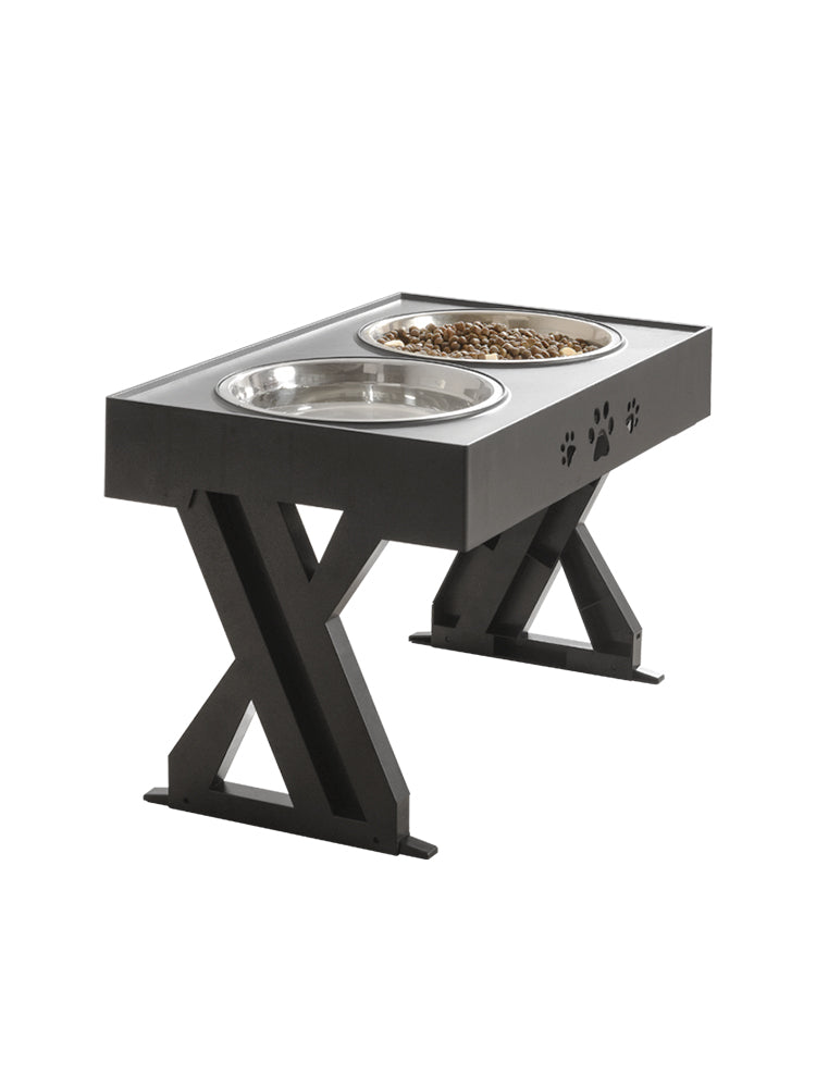 Dog Food & Water Raised Feeder
