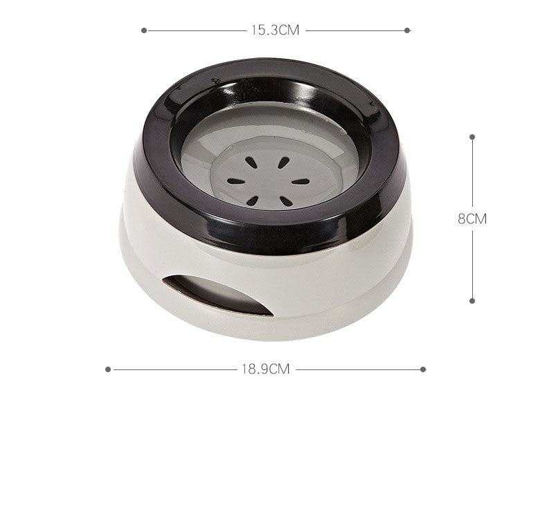 No Spill Water Feeder, Plastic Portable Dog Bowl