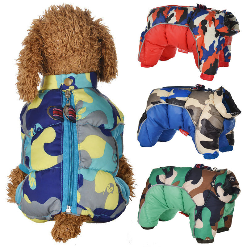 Super Warm Jacket, Cotton Coat, Waterproof For Small Dogs