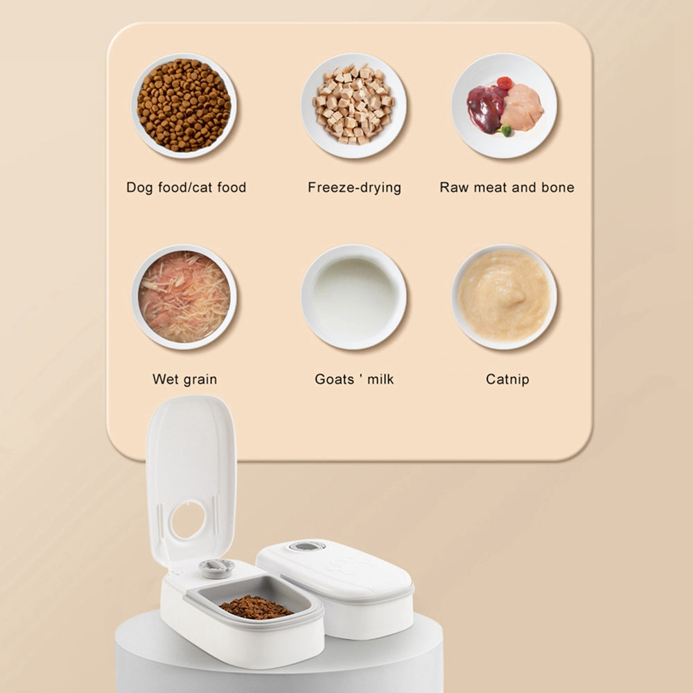 Automatic Pet Feeder, Timer, Stainless Steel Bowl, Auto Pet Feeding