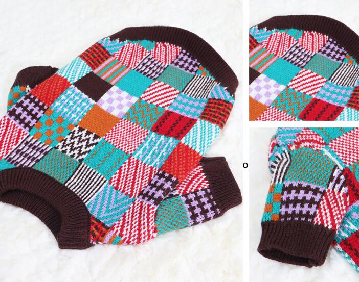 Fashion Contrast Dog Sweater