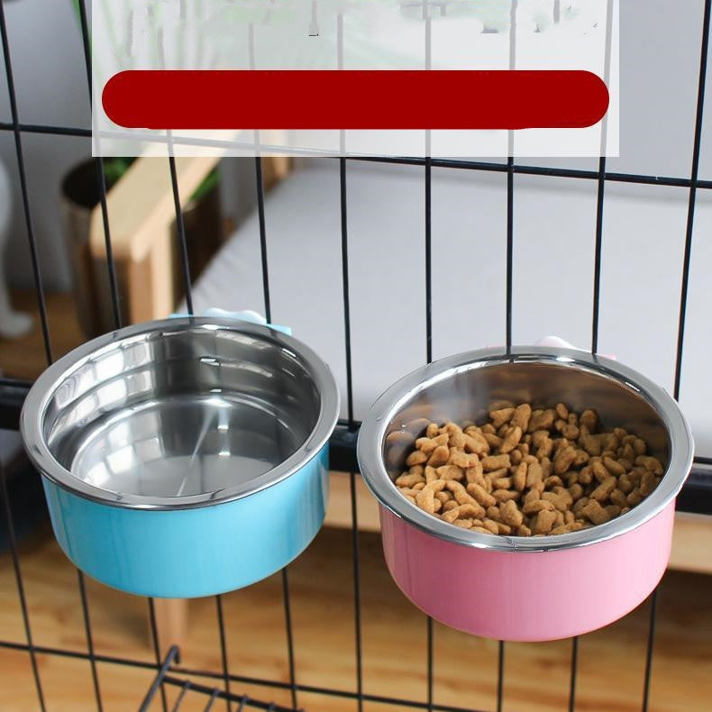 Stainless Steel Fixed Bowl For Dog Crate