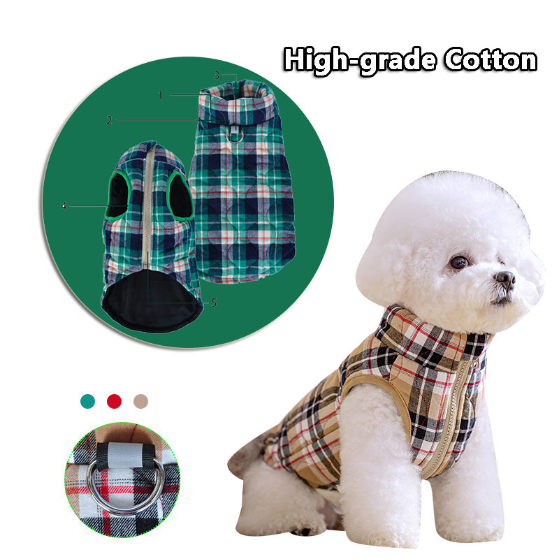Winter Heavy Cotton Dog Coat