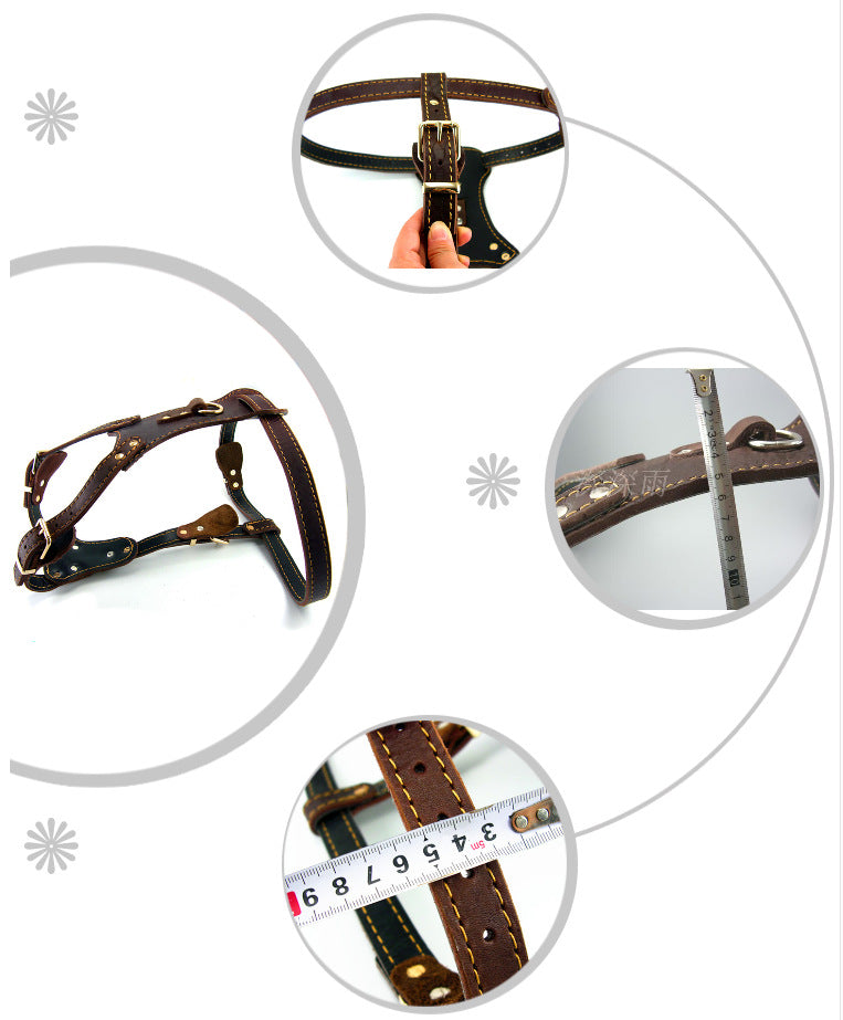 Double Layer Thickened Cowhide Chest And Back