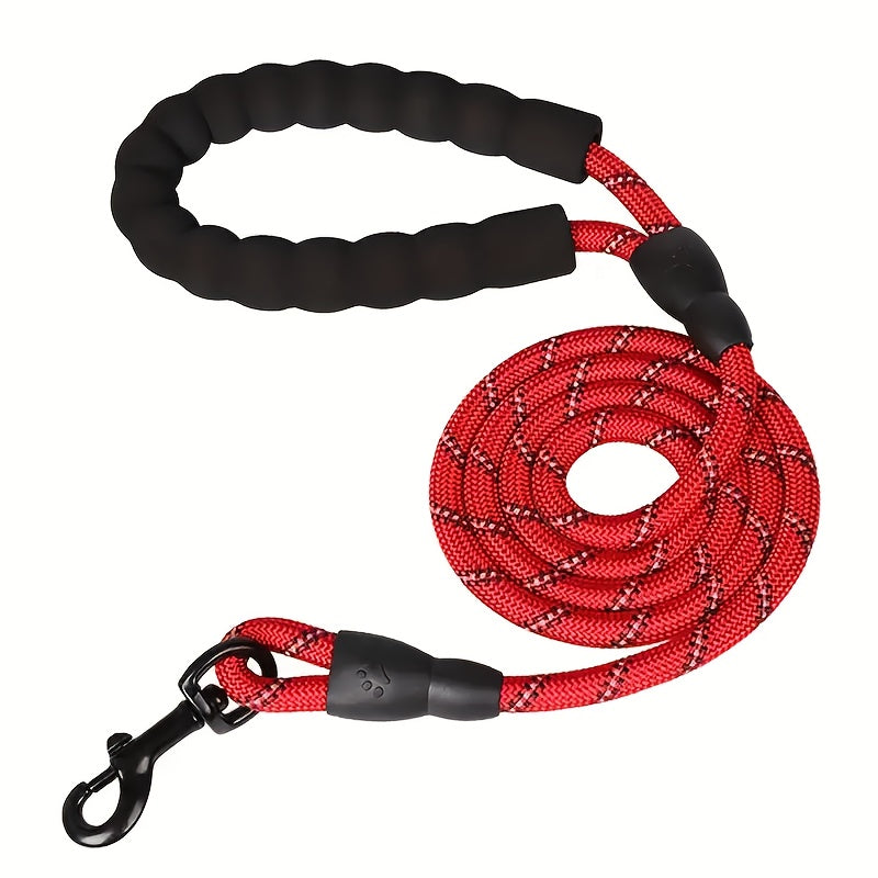 Dogs Leash, Reflective With Padded Handle