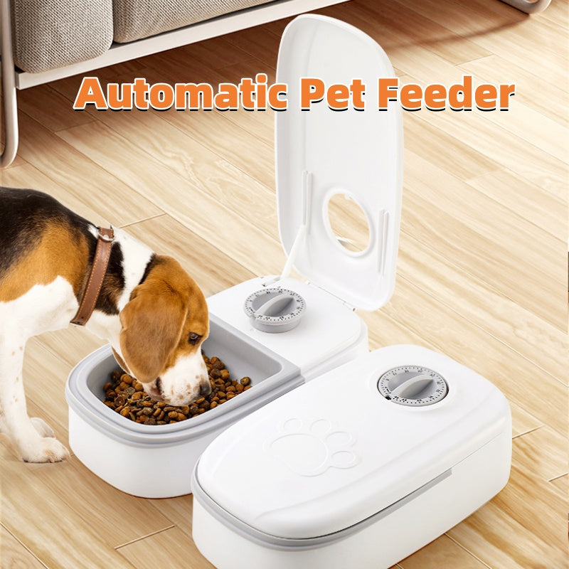 Automatic Pet Feeder, Timer, Stainless Steel Bowl, Auto Pet Feeding